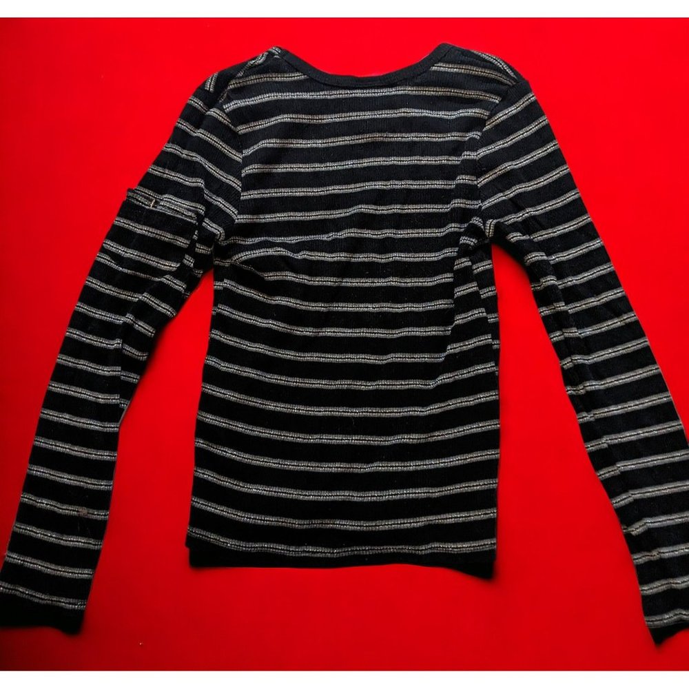 In Design Striped Ribbed Top - Picture 2 of 8